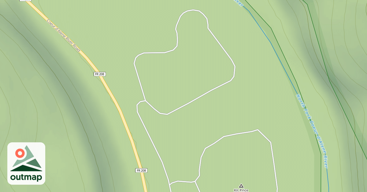 Map of KIT PRICE CAMP SPUR C LOOP