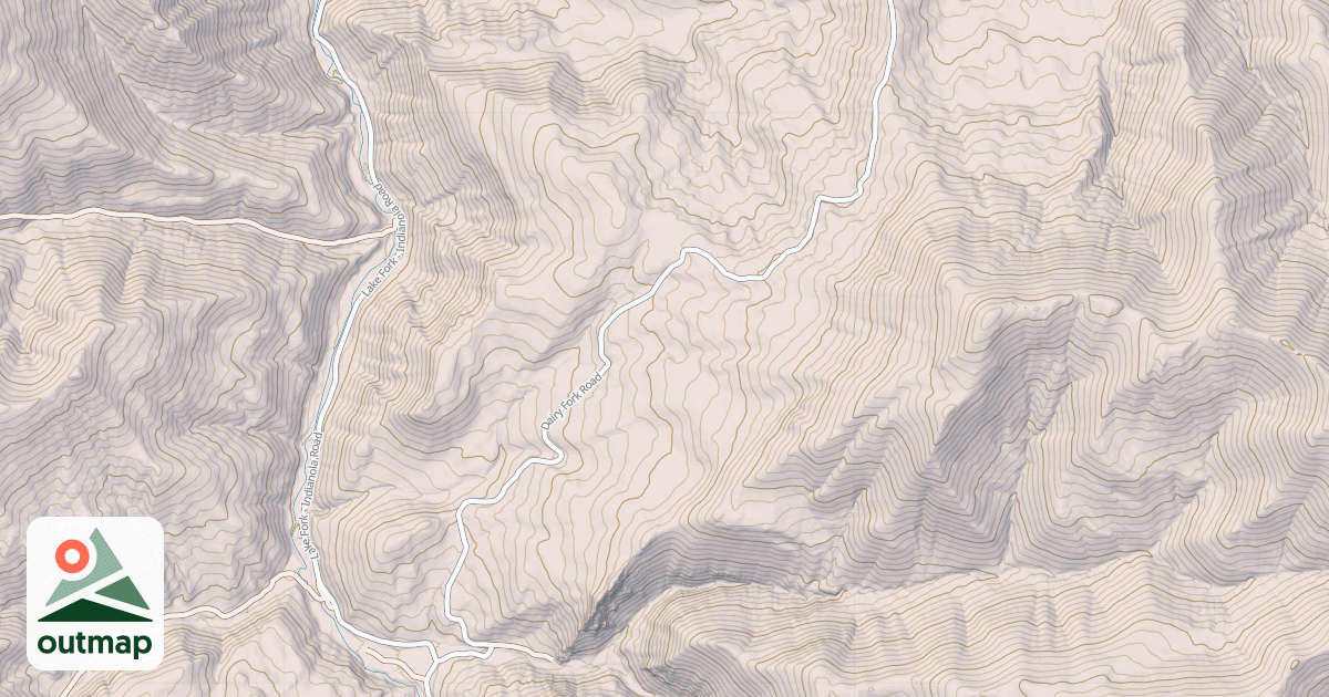 Map of DAIRY FORK