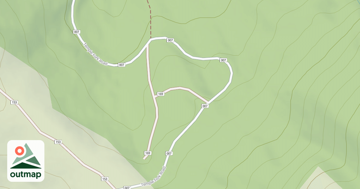 Map of HUNSAKER CORRAL T.H.
