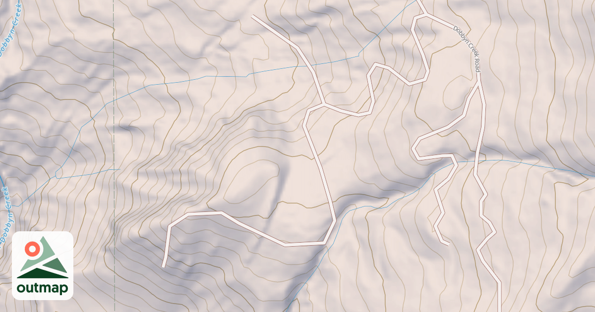 Map of DOBBYN CREEK
