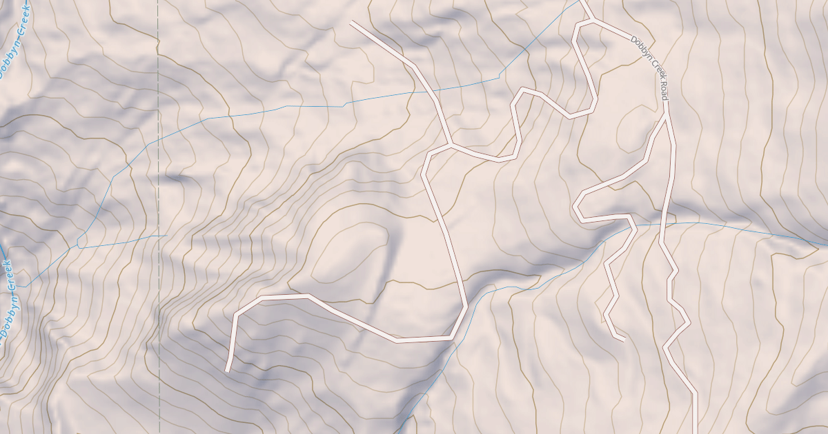 Map preview of DOBBYN CREEK
