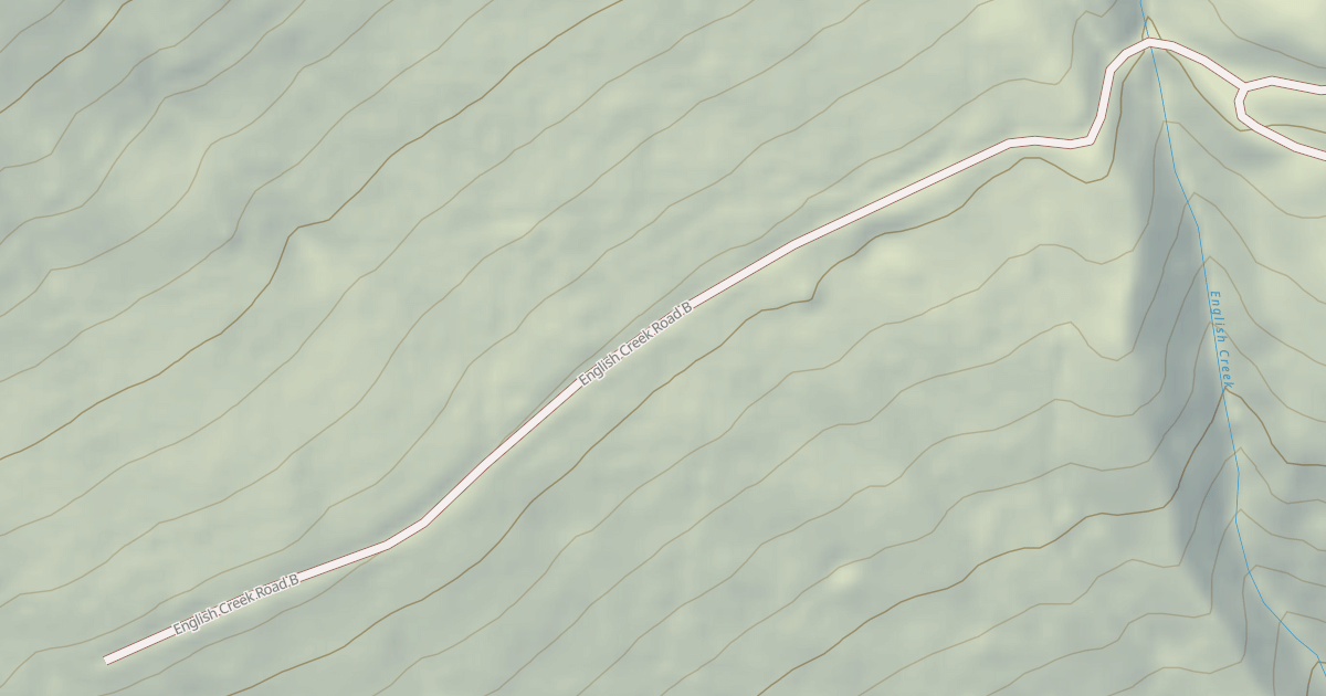 Map preview of ENGLISH CREEK B