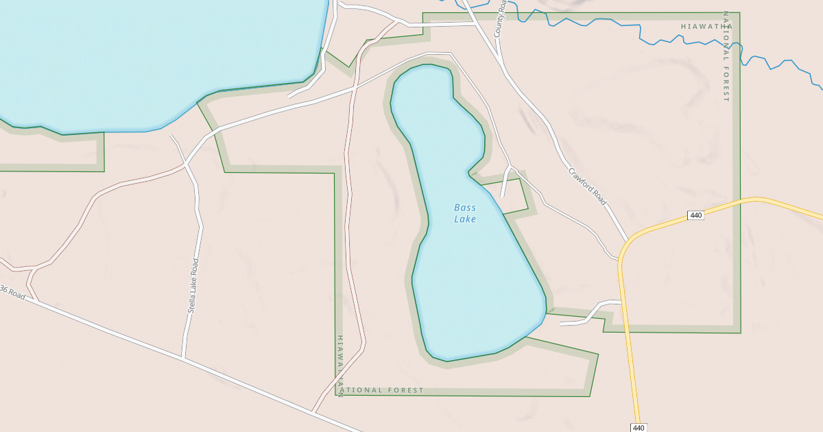 Map preview of LAKE STELLA EAST SPUR A