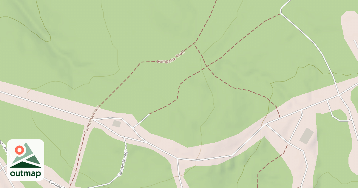 Map of Prince Gallitzin State Park Trails
