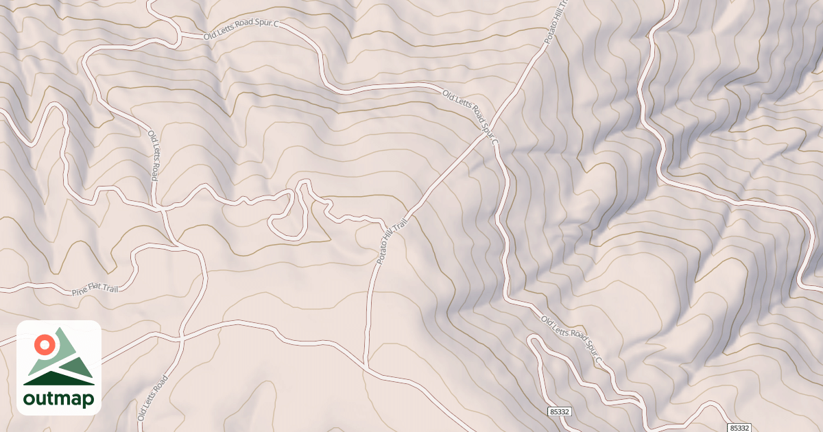 Map of OLD LETTS SPUR C