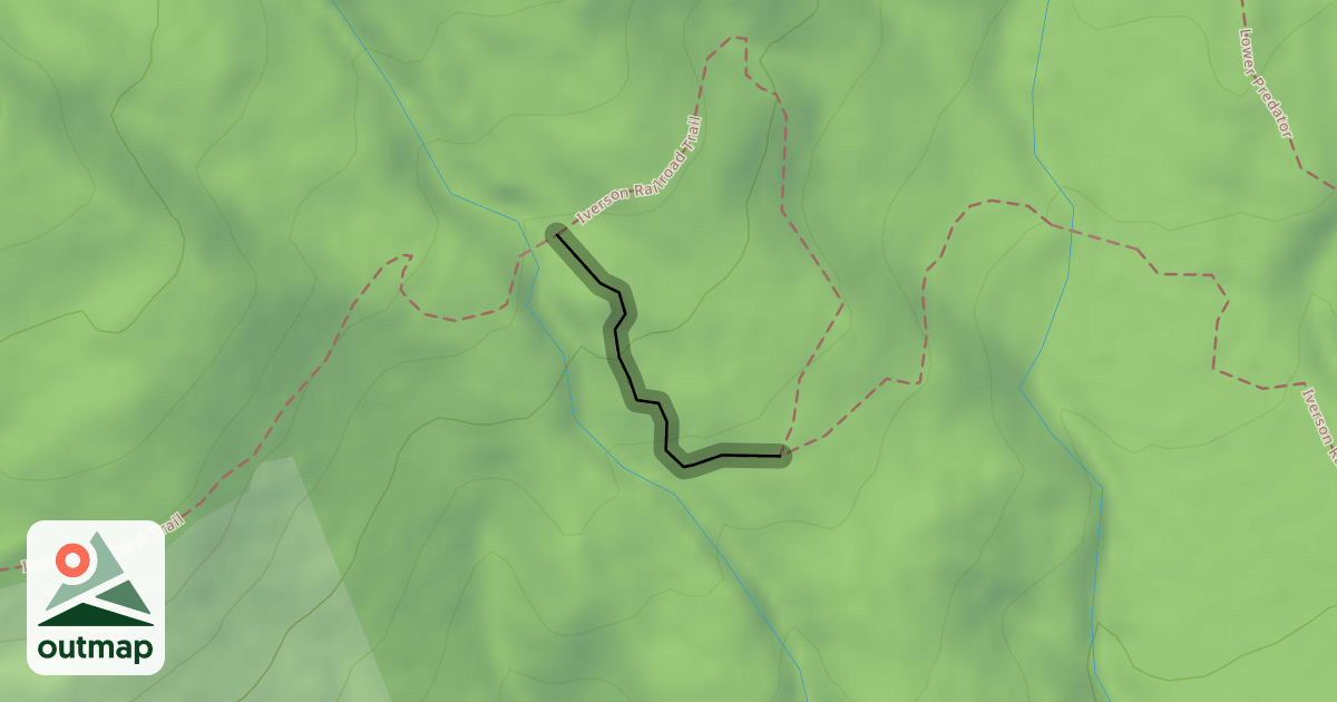 Map of Iverson Railroad Trail