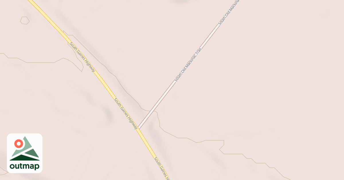Map of Kinross Motorcycle Trail