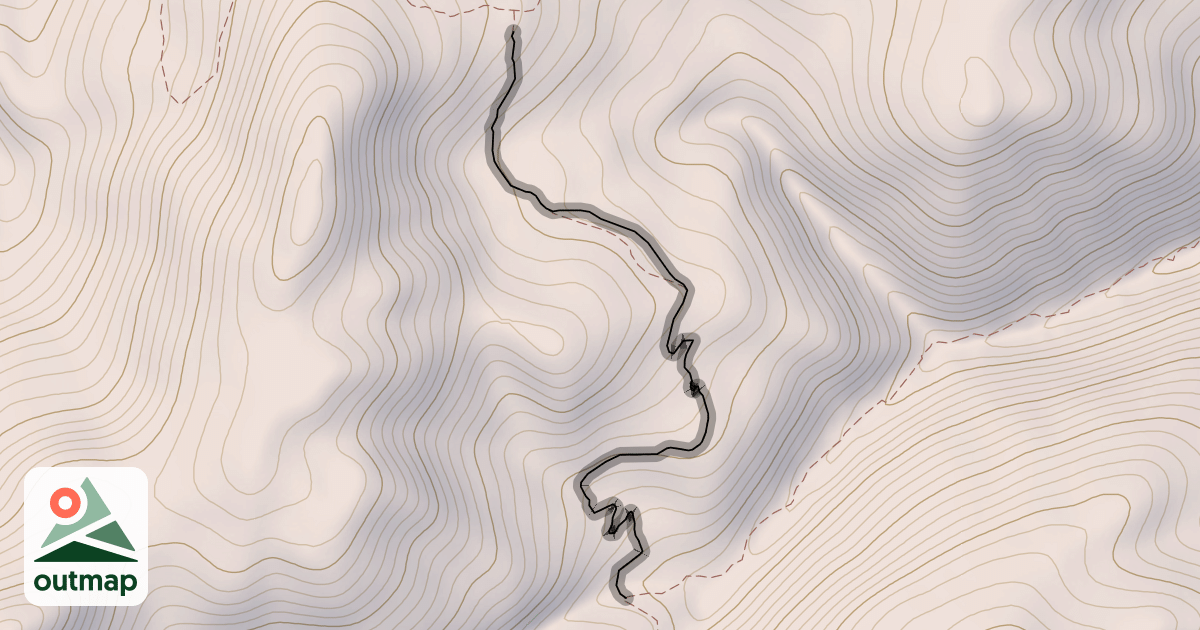 Map of Mahoney Lodgepole Connector Trail #819