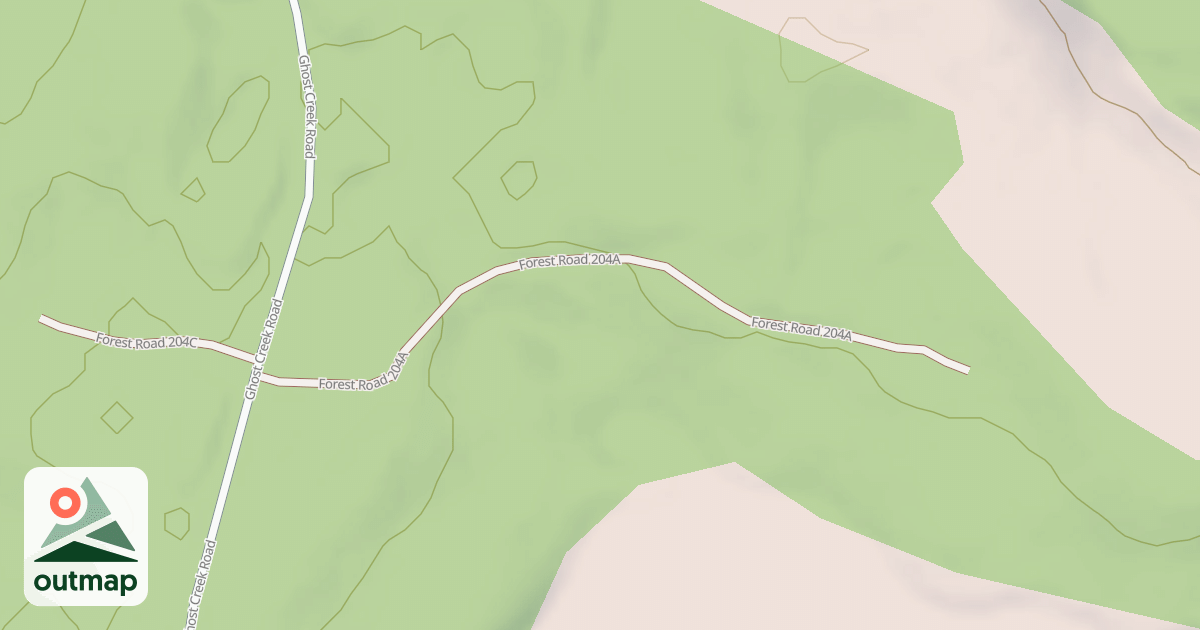 Map of FR 204A