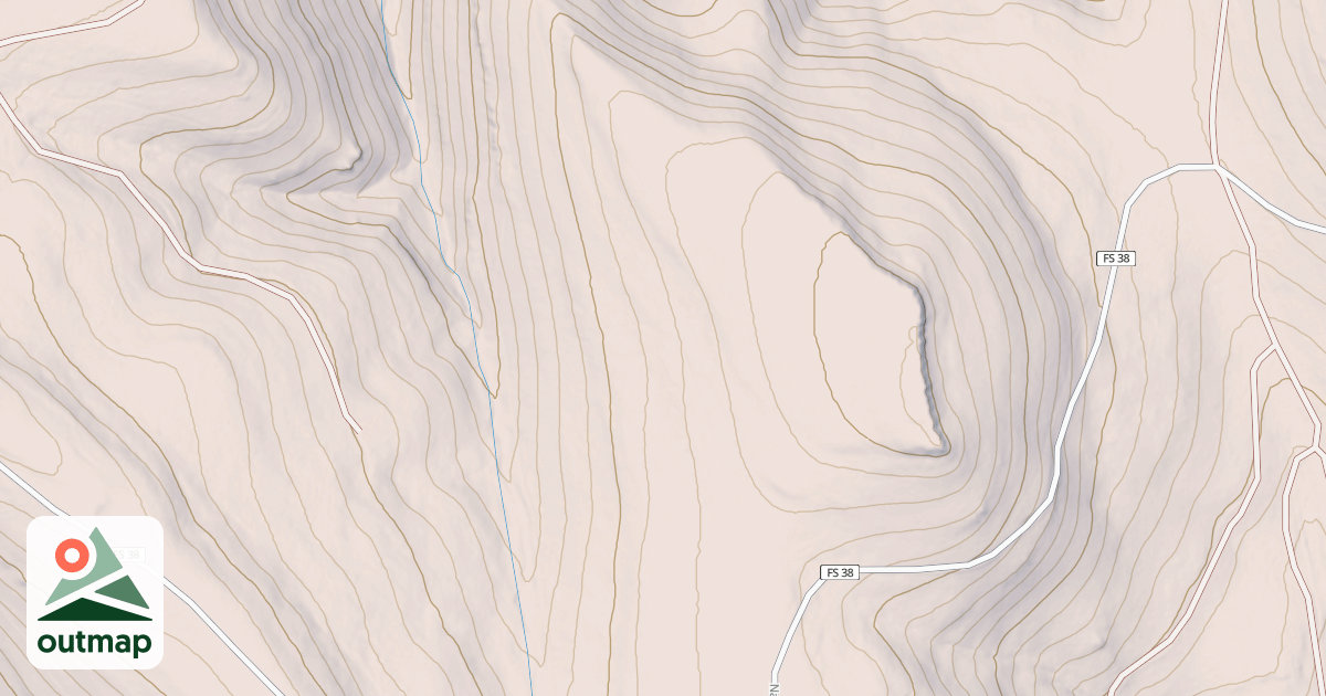 Map of USFS National Forest System Roads {5109E1EC-B540-4DE8-AEB2-EBF7BCE89C05}