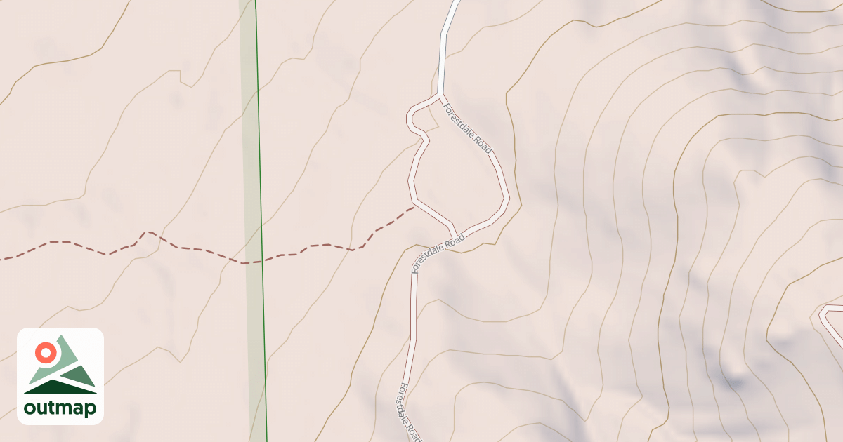 Map of FORESTDALE SPUR E