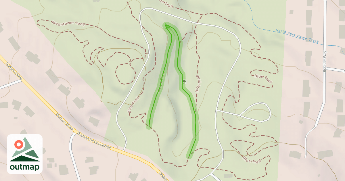 Map of Green Trail