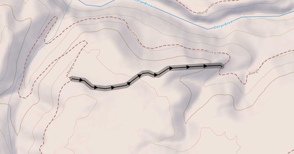 Map preview of Razorback Ridge