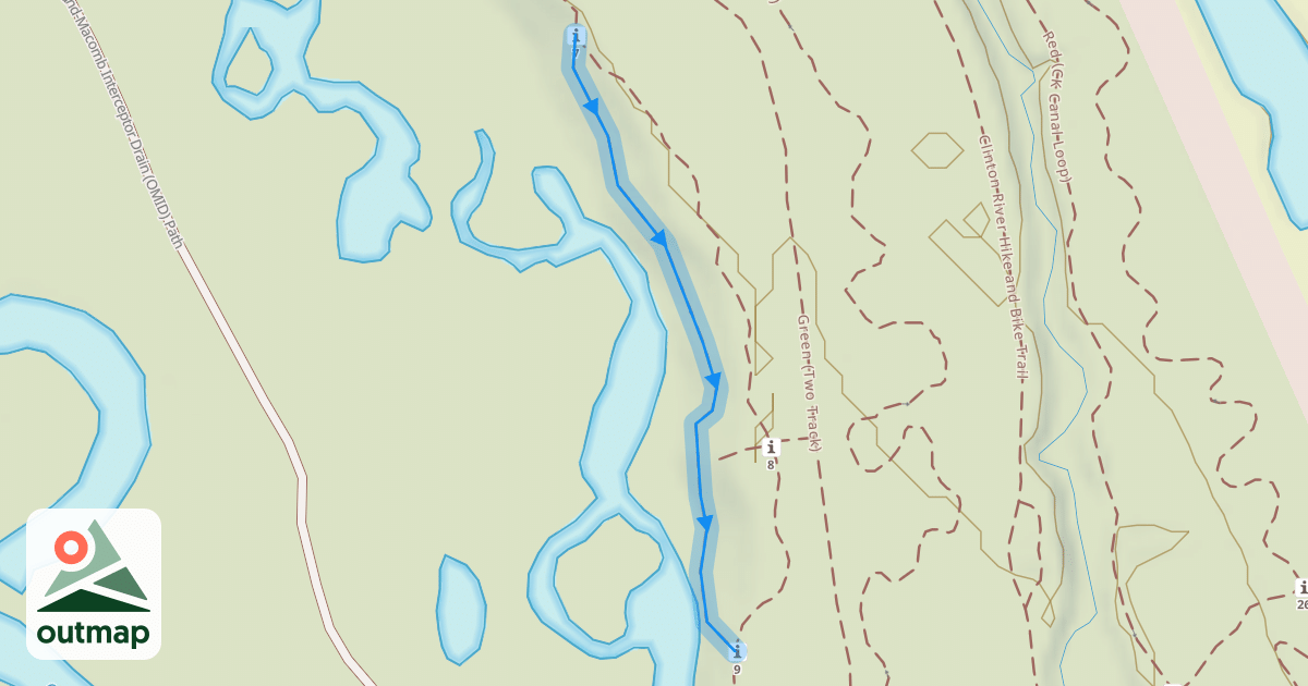 Map of Yellow (Dragstrip)