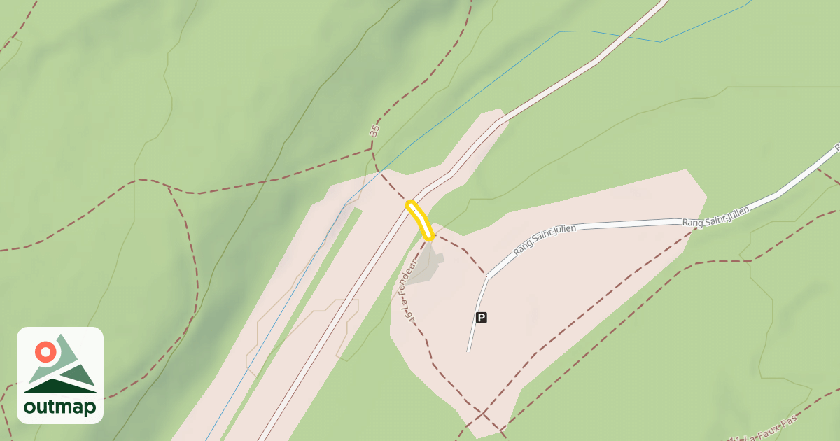 Map of 46 La Fondeur