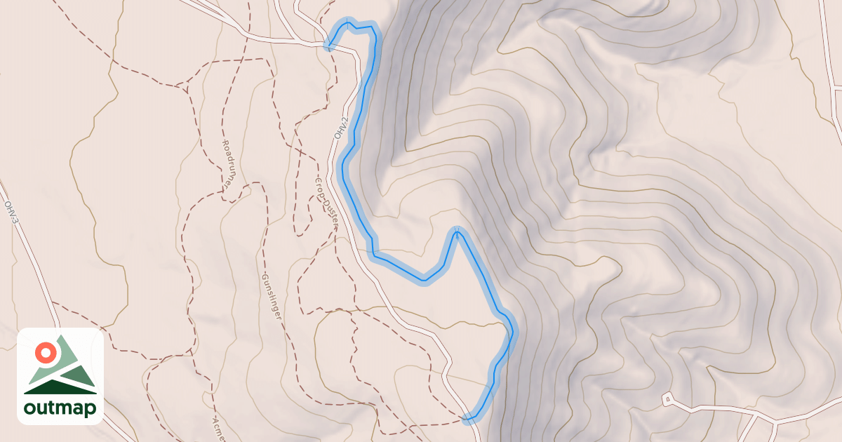 Map of La Gringa Trail
