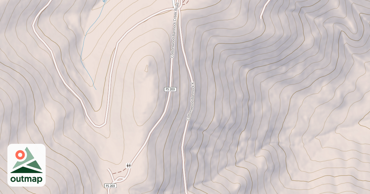 Map of COTTONWOOD-BANNOCK K