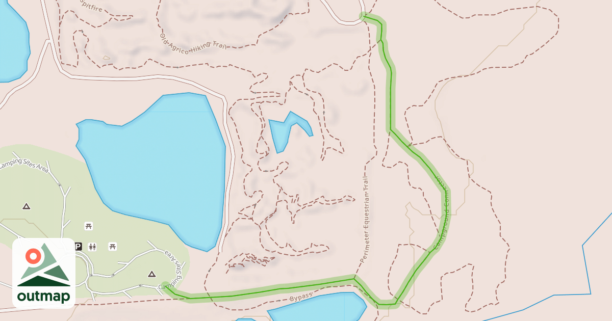 Map of Campground Connector