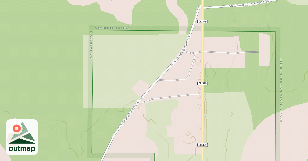 Map of BIG CYPRESS