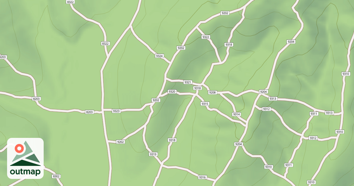 Map of USFS Motor Vehicle Use Map Trails 19933