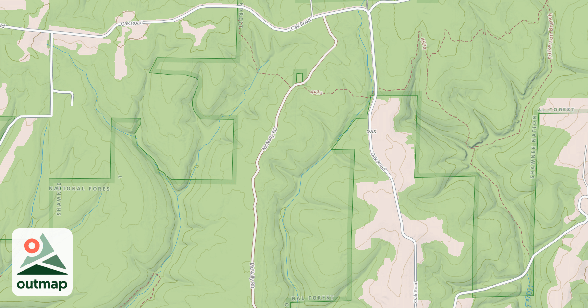 Map of MCNALLY RD