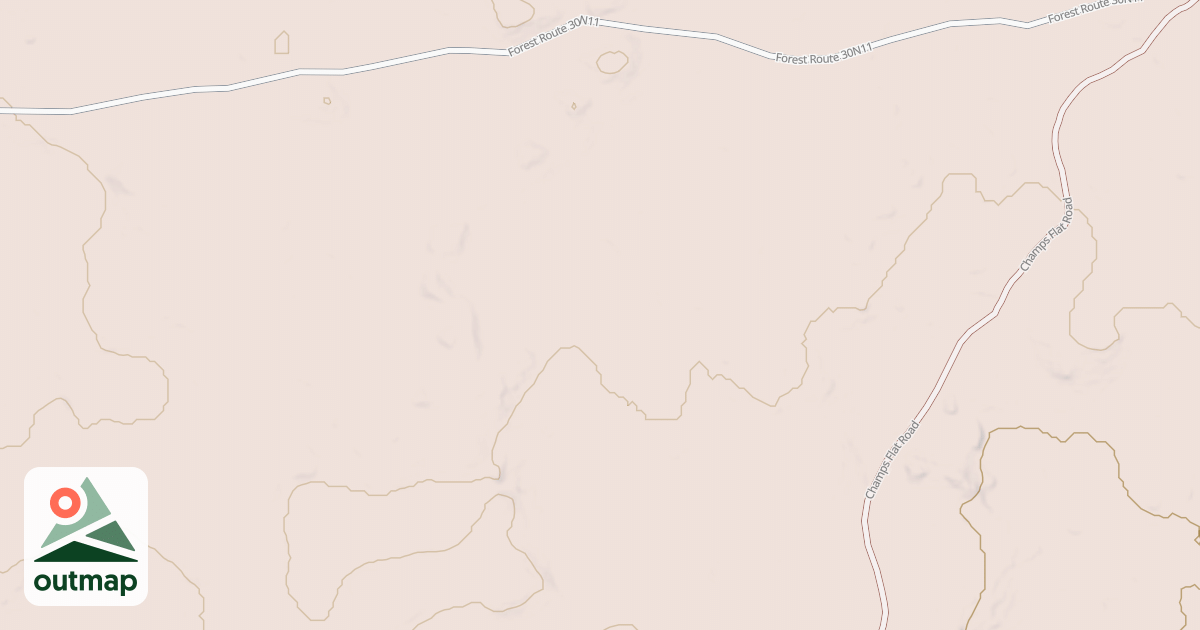 Map of CLOVER SPUR SOUTH