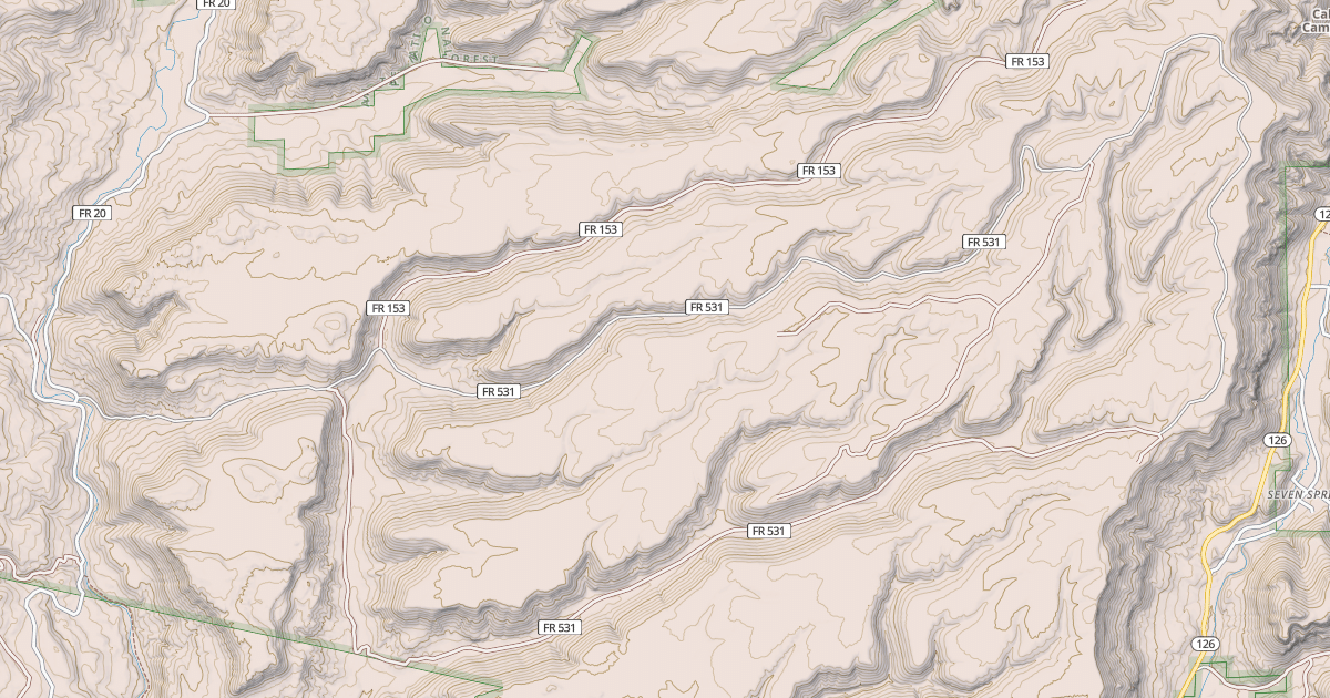 Map preview of MIDDLE FORK OJITOS