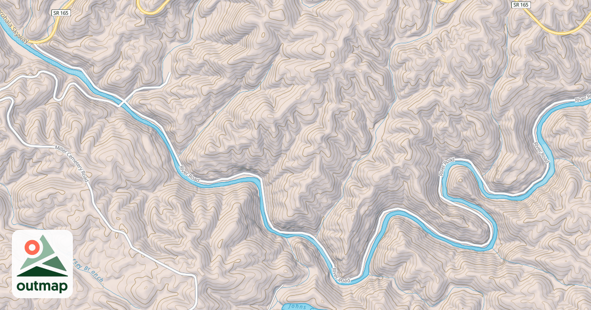 Map of TELLICO RIVER