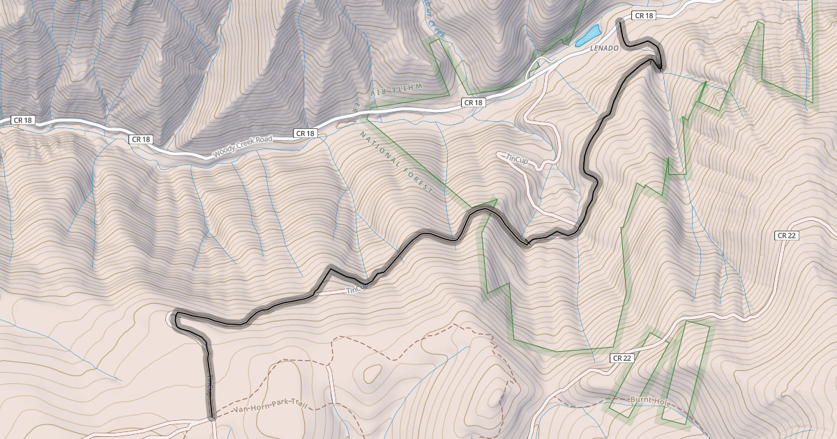 Map preview of TinCup