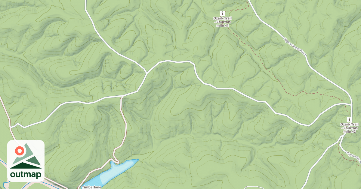 Map of TIMBER LANE