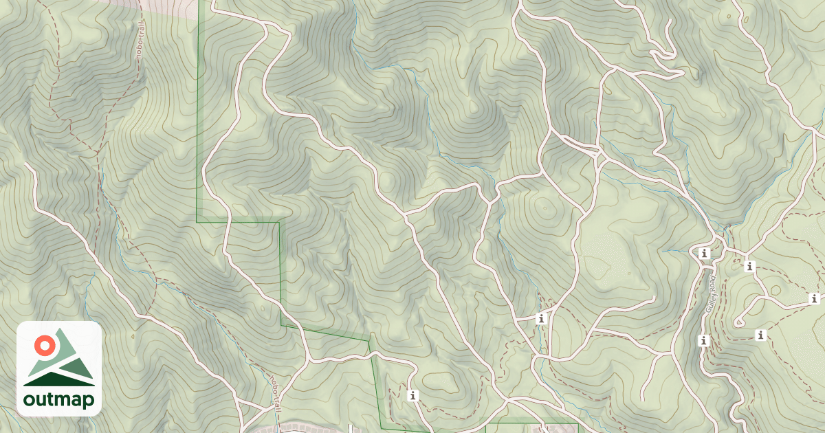 Map of 7 Street Pit Trail