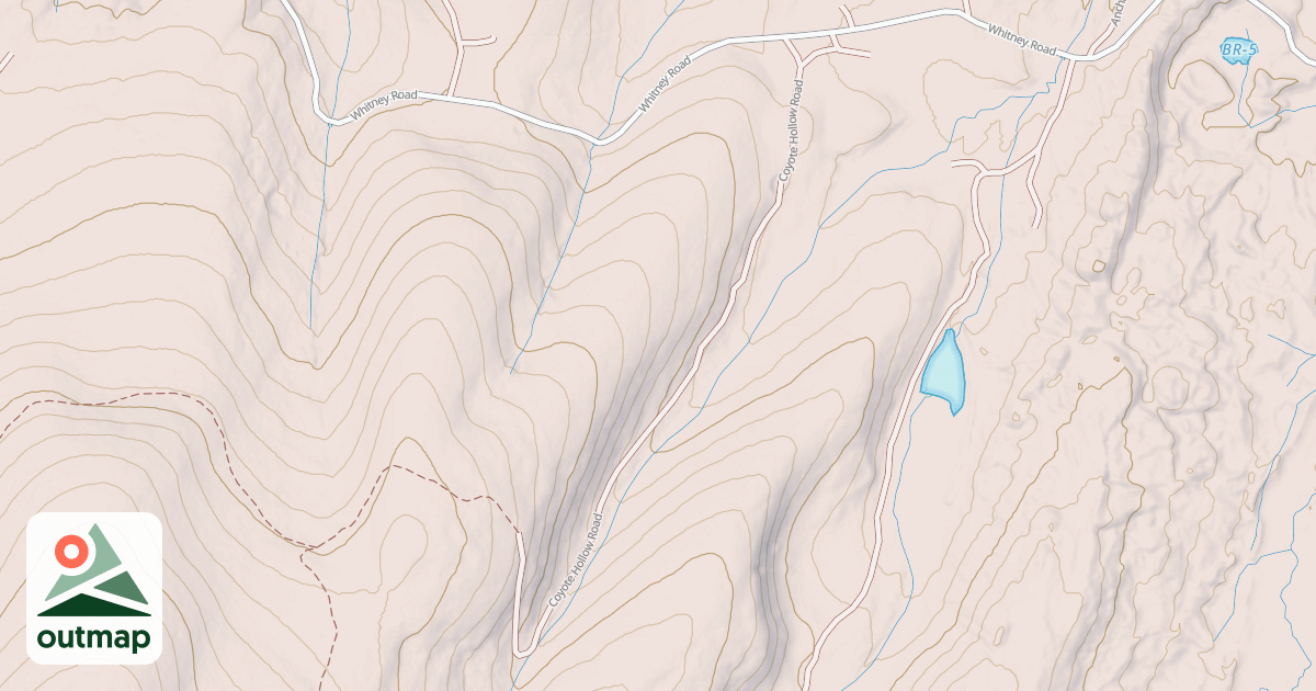 Map of COYOTE HOLLOW