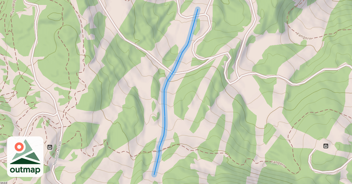 Map of Lower Canaan / Family Cross