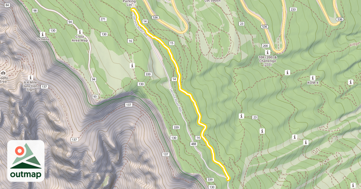Map of Rocky Point Trail