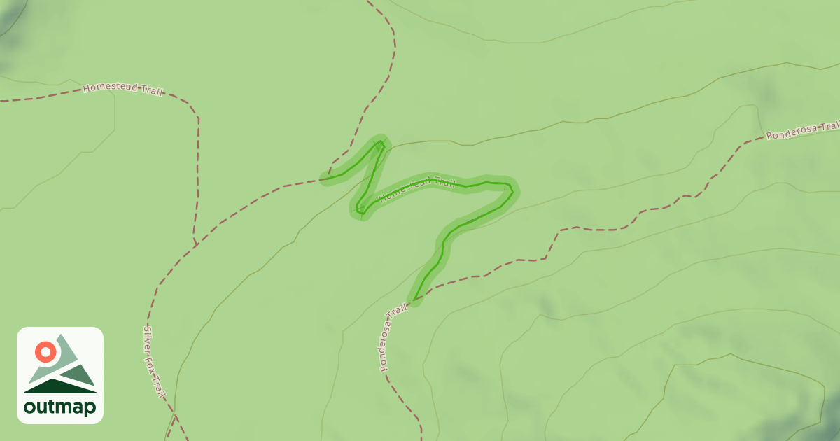 Map of Silver Fox Trail