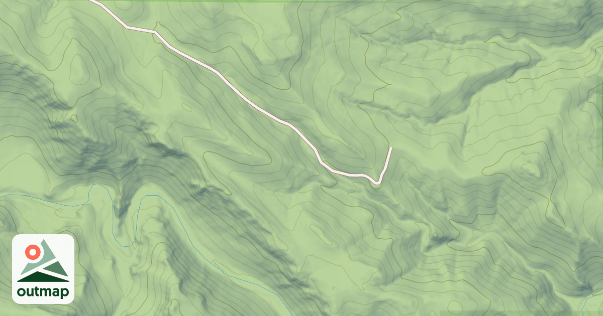 Map of BRUSH CREEK BR 1N