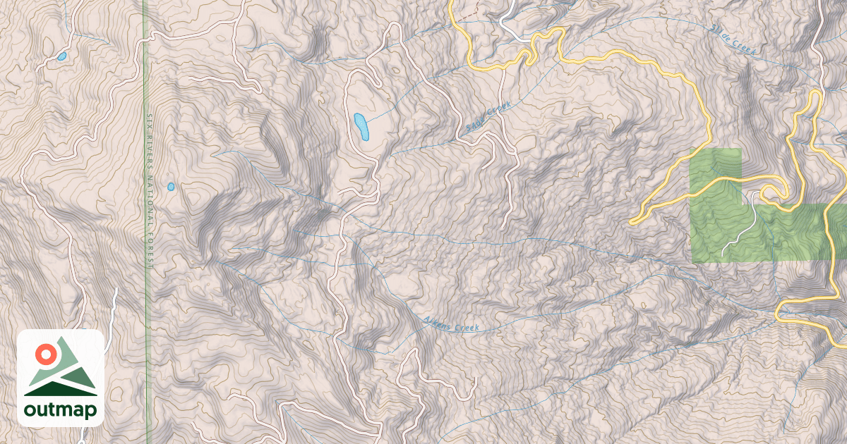 Map of DRY LAKE