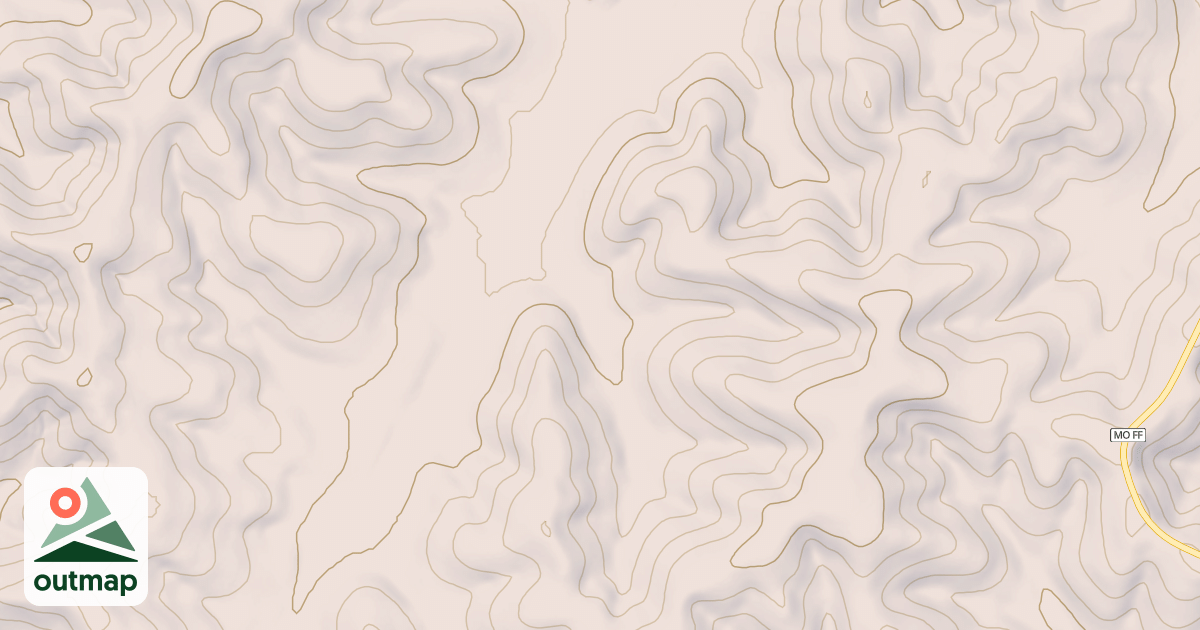 Map of BROWN'S RIDGE SPUR A