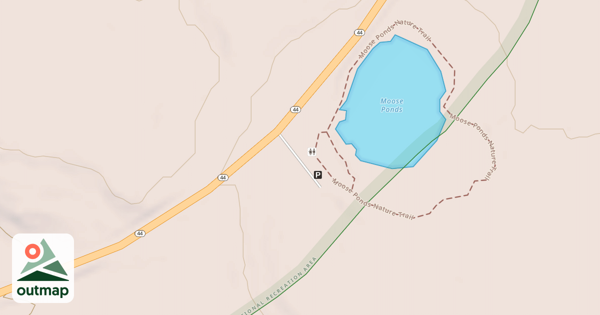 Map of MOOSE POND