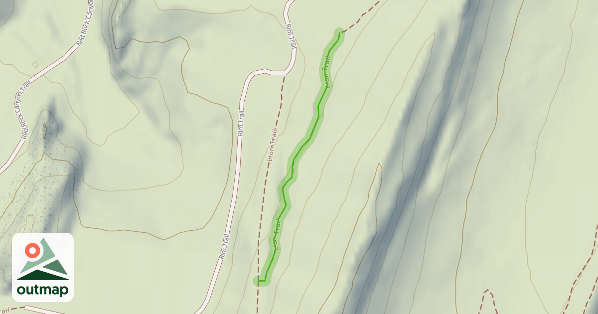 Map of Lion Trail