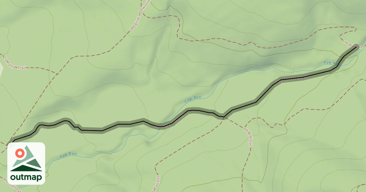 Map of 19 Three Creeks