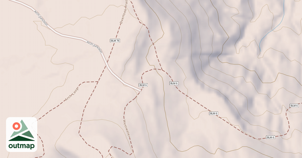 Map of BLM National GTLF Public Motorized Roads 13190c64-f977-4972-8d36-dbe6c4e15041
