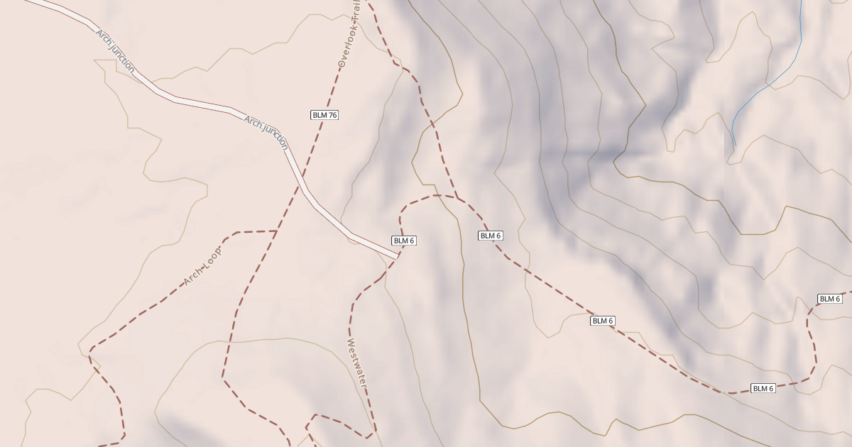 Map preview of BLM National GTLF Public Motorized Roads 13190c64-f977-4972-8d36-dbe6c4e15041
