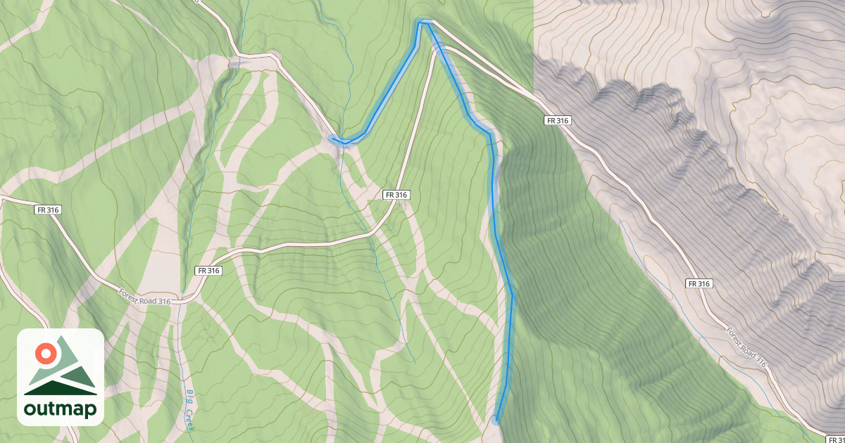 Map of Ridge Run
