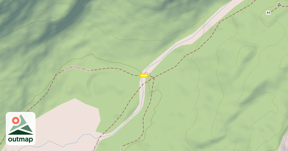 Map of Lake Colden Trail