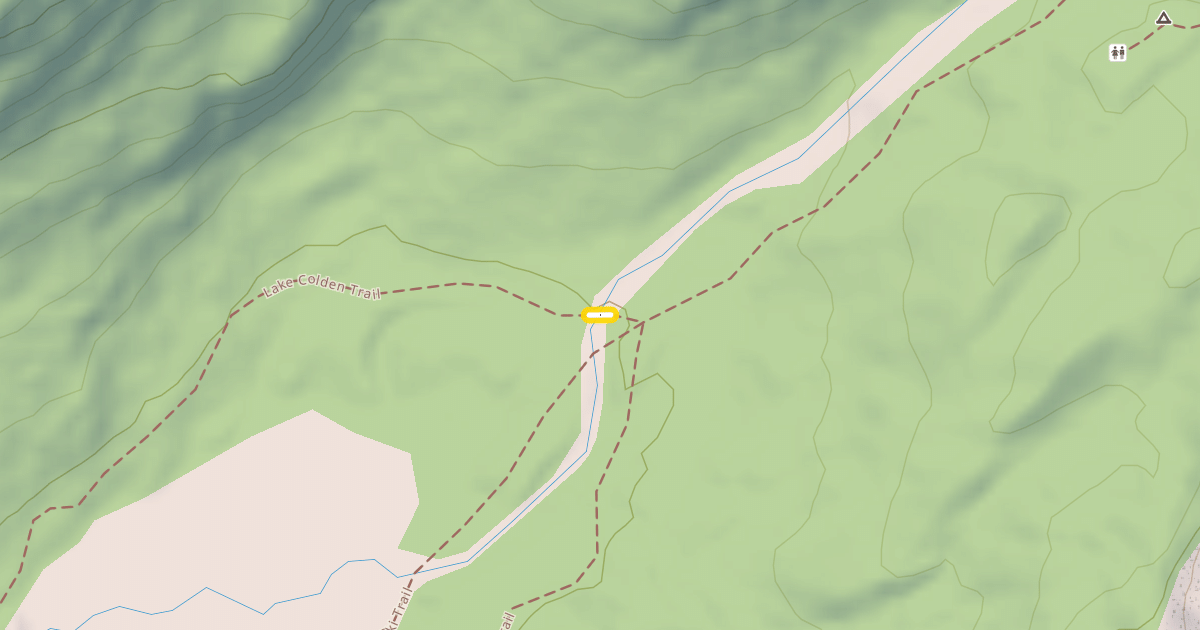 Map preview of Lake Colden Trail