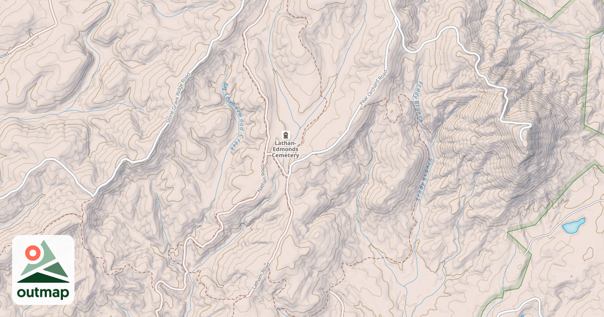 Map of PEAR ORCHARD