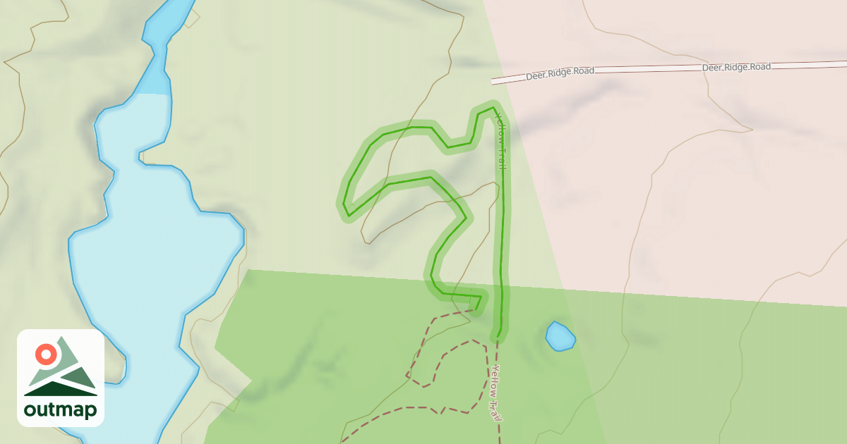 Map of Yellow Trail