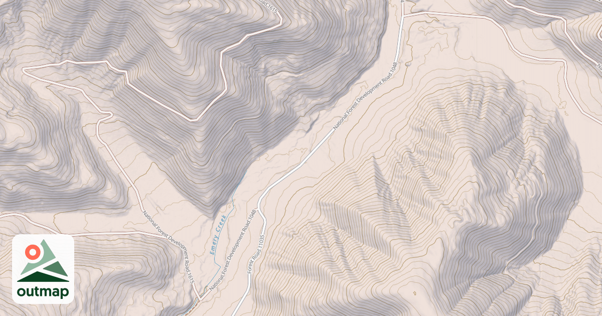 Map of Emery Hill Sm