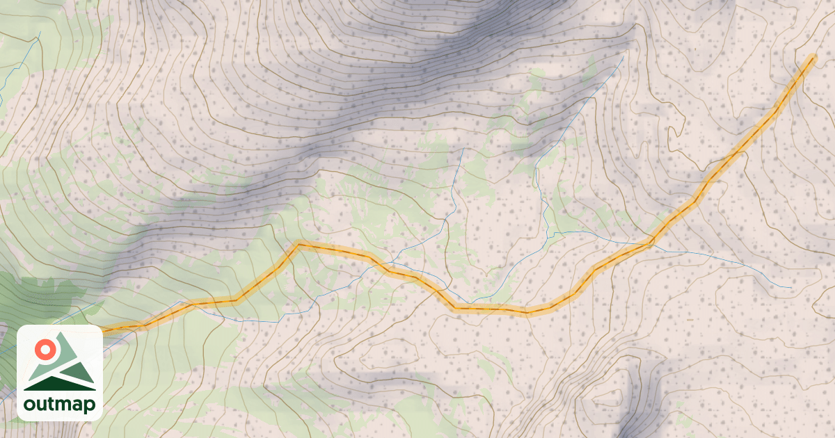 Map of Barbette Creek